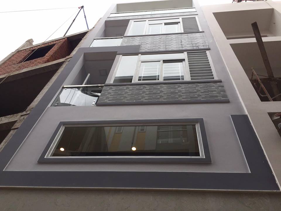 Bán nhà Chu Văn An phường 12 Bình Thạnh hẻm xe hơi 4.5x11m 3.5 lầu 4.9 tỷ mới xây