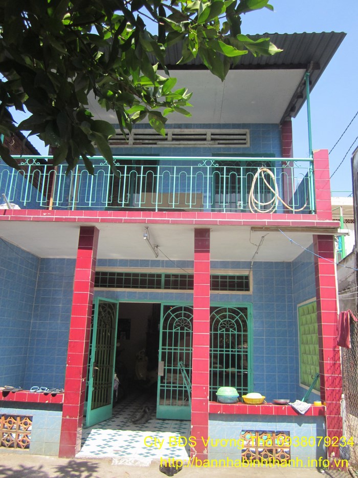 Bán nhà 311 Nơ trang Long  Phường 13  Bình Thạnh 5.2x18.4m