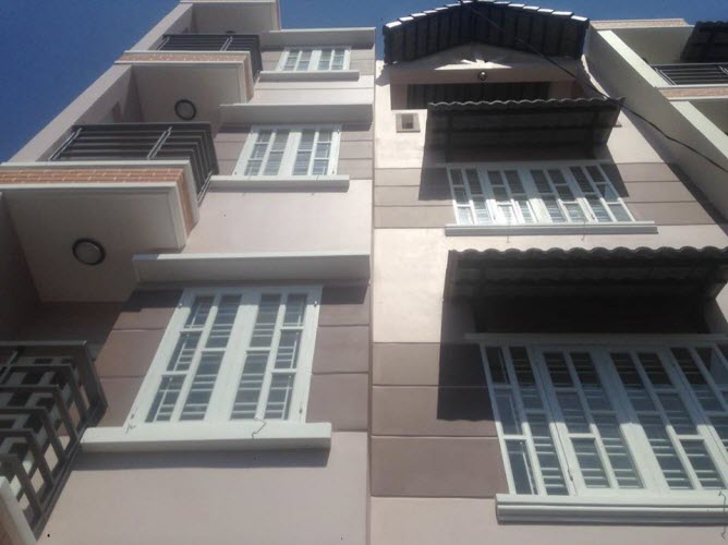 Bán nhà hxh đường Trương Đăng Quế, P3, Gò Vấp, Dt 6,3x10, 1 trệt, 3 lầu, sthng, 4pn,5wc