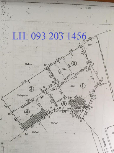 Bán 4 lô đất HXH đường Phan Văn Trị, P11, Bình Thạnh, Dt 4x12, 5x9 giá 1.85 tỷ / Lô