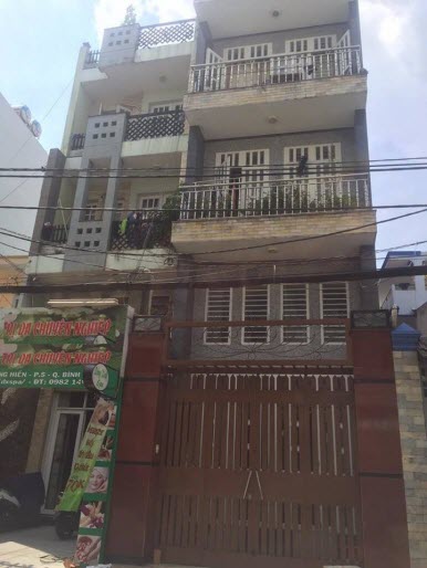 Bán nhà mặt tiền Đường Nguyễn Thượng Hiền, P5, B.Thạnh, Dt 4x20, 3,5 lầu.