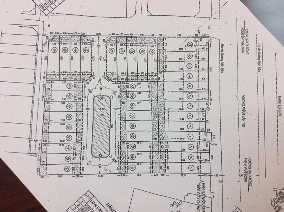 Bán đất Phan Văn Trị phường 5 Gò Vấp hai mặt tiền 4x15m 3.6 tỷ