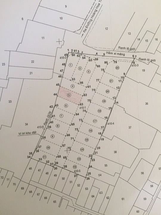 Bán đất hẻm xe hơi đường Hoàng Hoa Thám, P7, Bình Thạnh, Dt 4,6x11,5 giá 3.8 tỷ