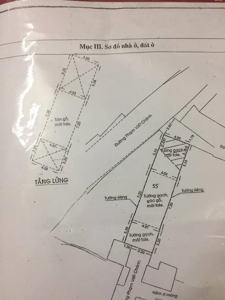 Bán nhà 95 Phạm Viết Chánh P19 Bình Thạnh 4x16m giá 4.5 tỷ hướng TN