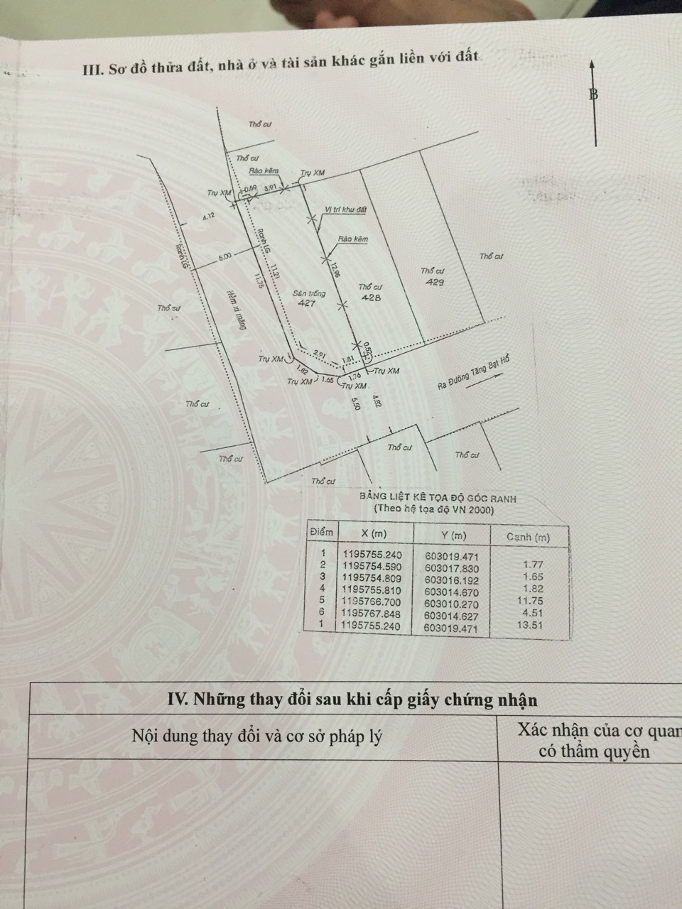 Bán đất đường Lê Quang Định phường 11 Bình Thạnh 4.5x13.5m 5.5 tỷ hai mặt tiền