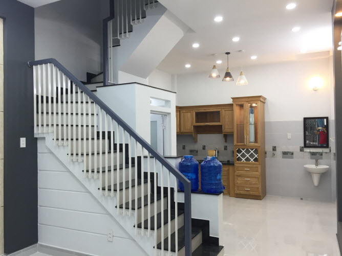 Bán nhà đẹp cao cấp hẻm Huỳnh Khương An, P5, Gò Vấp, 4x10, n/h 4,25m. 1 trệt, 1 lầu đúc, 2pn,2wc.