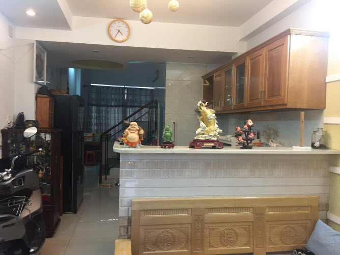 Bán nhà 2 mặt hxh Phan Văn Trị, p11, Bình Thạnh. Dt 3,3x13,5, nở đều 4m. 1 trệt, 3 lầu, sthg