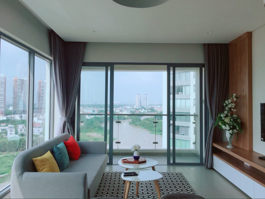 Diamond Island 3PN full NT cao cấp, view sông cho thuê giá rẻ
