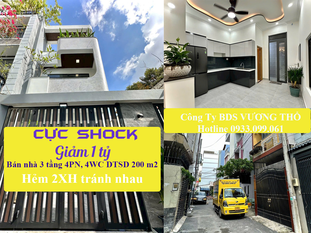 Giảm ngay 1 tỷ, bán gấp nhà đẹp, hẻm xe hơi Kha Vạn Cân - Hoàng Diệu 2, Thủ Đức, trệt 2 lầu 4PN, 4wc