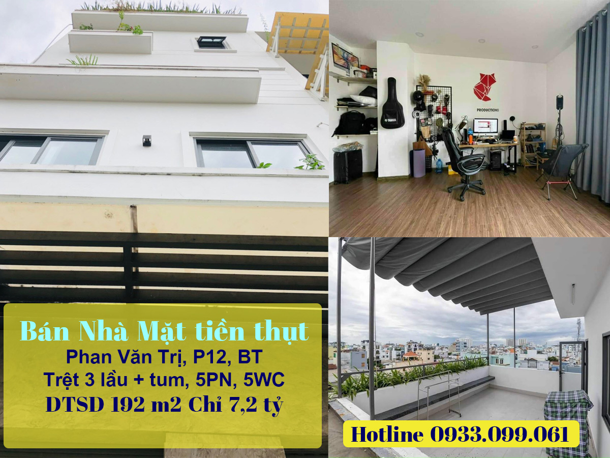 bán nhà Phan Văn Trị, Bình Thạnh