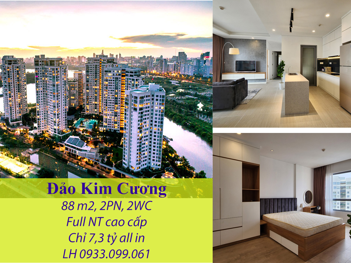 Bán gấp căn hộ Đảo Kim Cương 2PN giá cực tốt, tặng nội thất hơn 1 tỷ