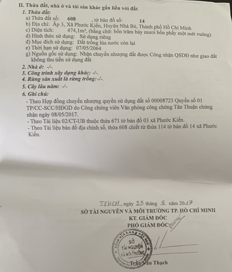 ban dat san golf phuoc kien, ban dat phuoc kieng