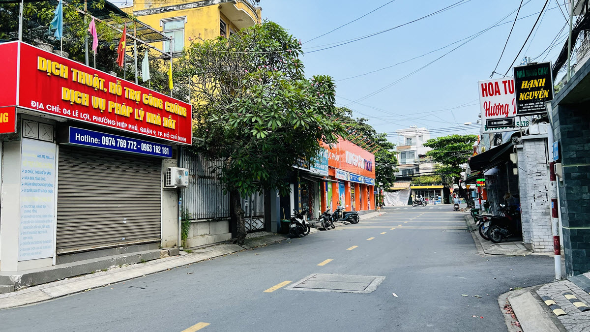 Bán nhà mặt tiền Lê Lợi Quận 9 DT: 4x17.5 3 tầng chỉ 16 tỷ