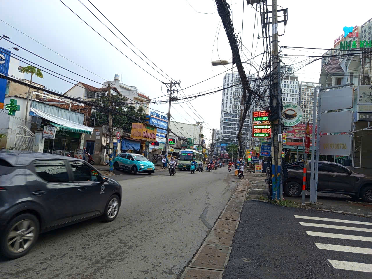 Cho thuê đất mặt tiền đường nội bộ Nguyễn Duy Trinh 10X21