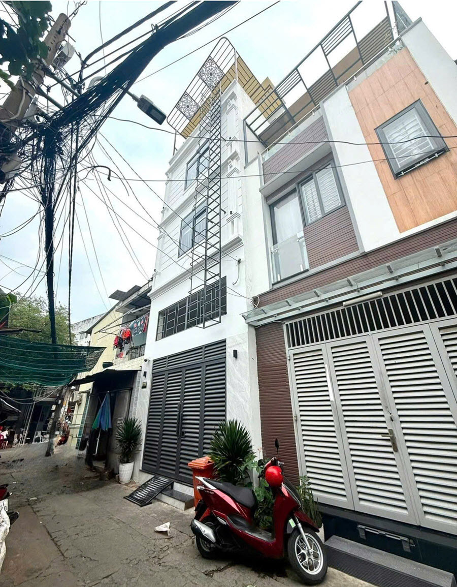 Bán tòa nhà CHDV 332 Phan Văn Trị, Bình Thạnh 4,65X20 5 tầng gồm 16 phòng cho thuê