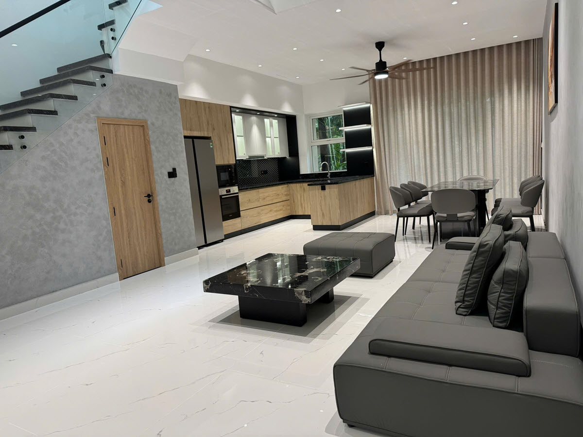Cho thuê biệt thự 3 tầng 4PN nội thất cao cấp tại Palm Residence Q2