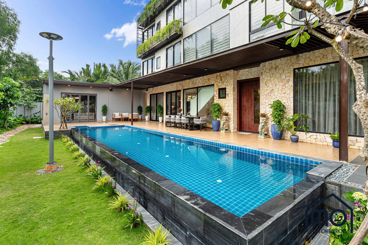 Cho thuê biệt thự ven 800m2 sông có hồ bơi sân vườn tại Tăng Nhơn Phú Q9