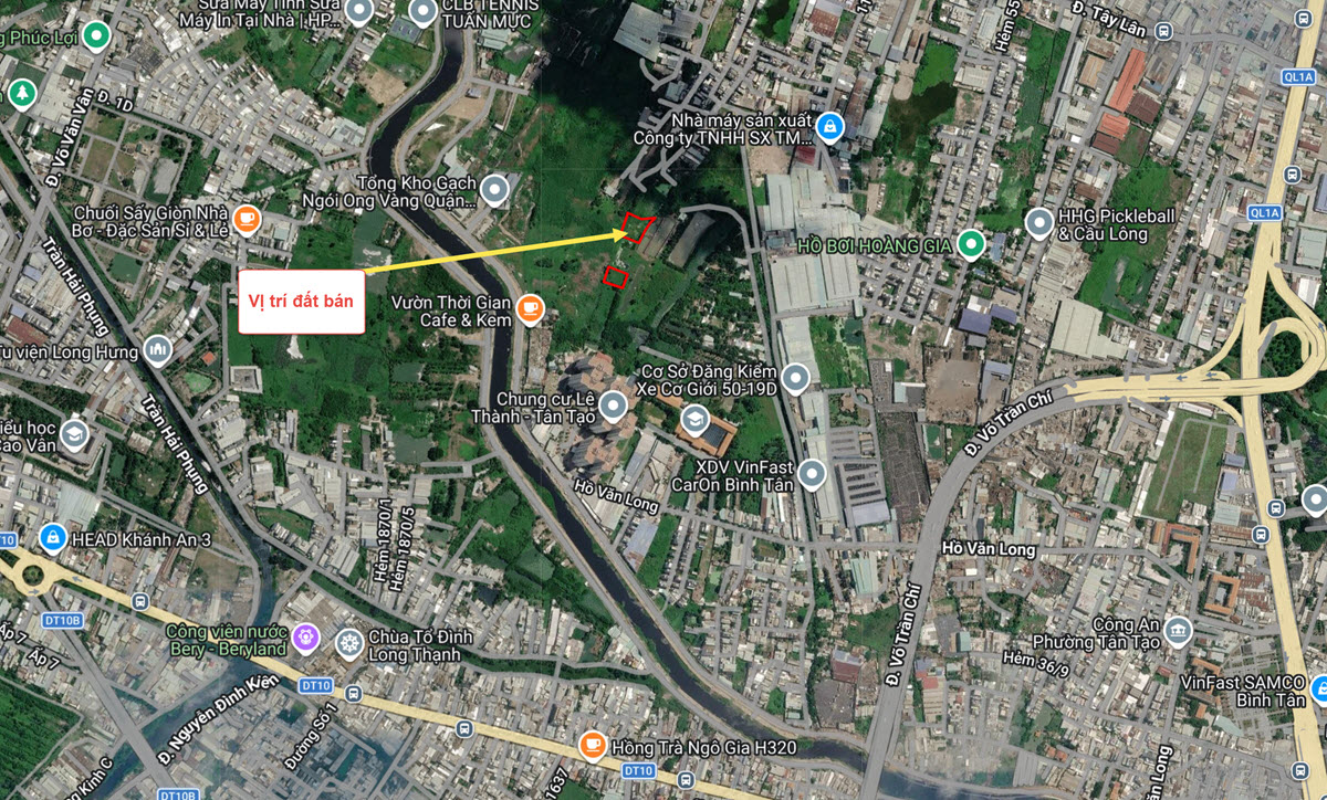 Bán 3128 m2 đất nông nghiệp tại xã Bình Tân, Tp Hồ CHí Minh sát KCN Tân Tạo
